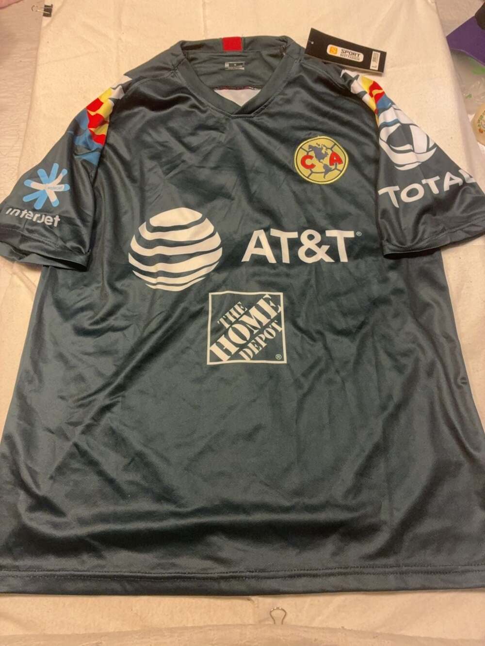 Club America Soccer Jersey Size L